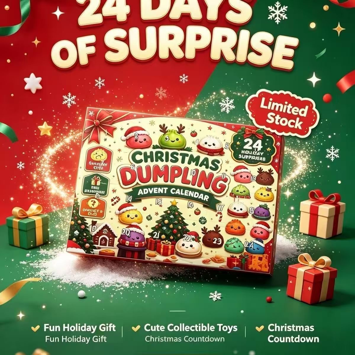 24日間のクリスマスアドベントカレンダー・ギフトセット。ホリ - Event Support のレビューと価格
