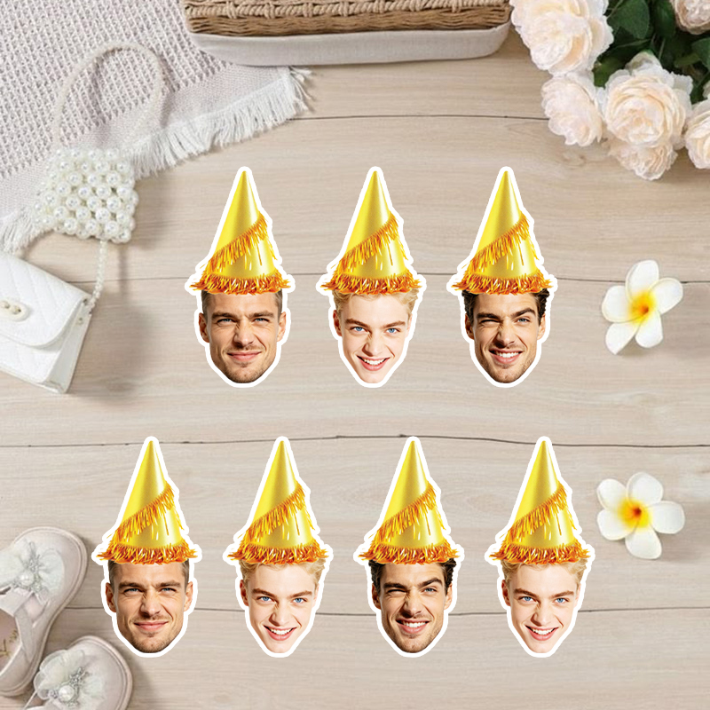 20個入り/30個入り、お好みの写真を入れられる、金色の円錐 - Party Hat Cone のレビューと価格