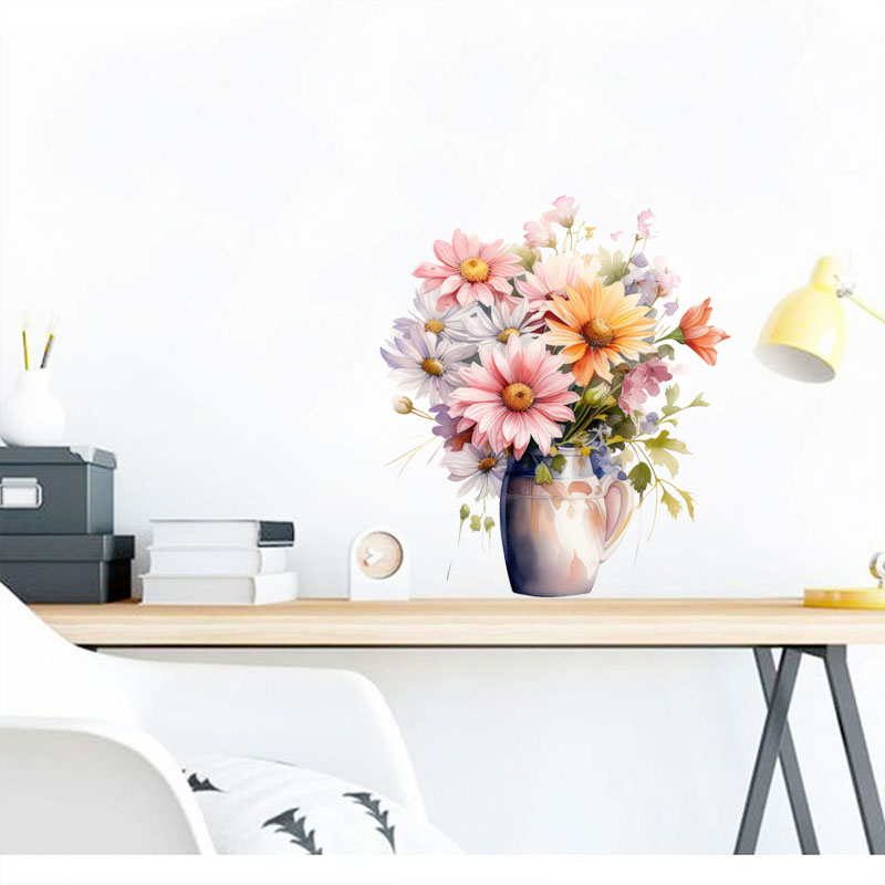 C51 #   ミニマルな花柄のウォールステッカー。バスルー - Flower Wall Panel のレビューと価格