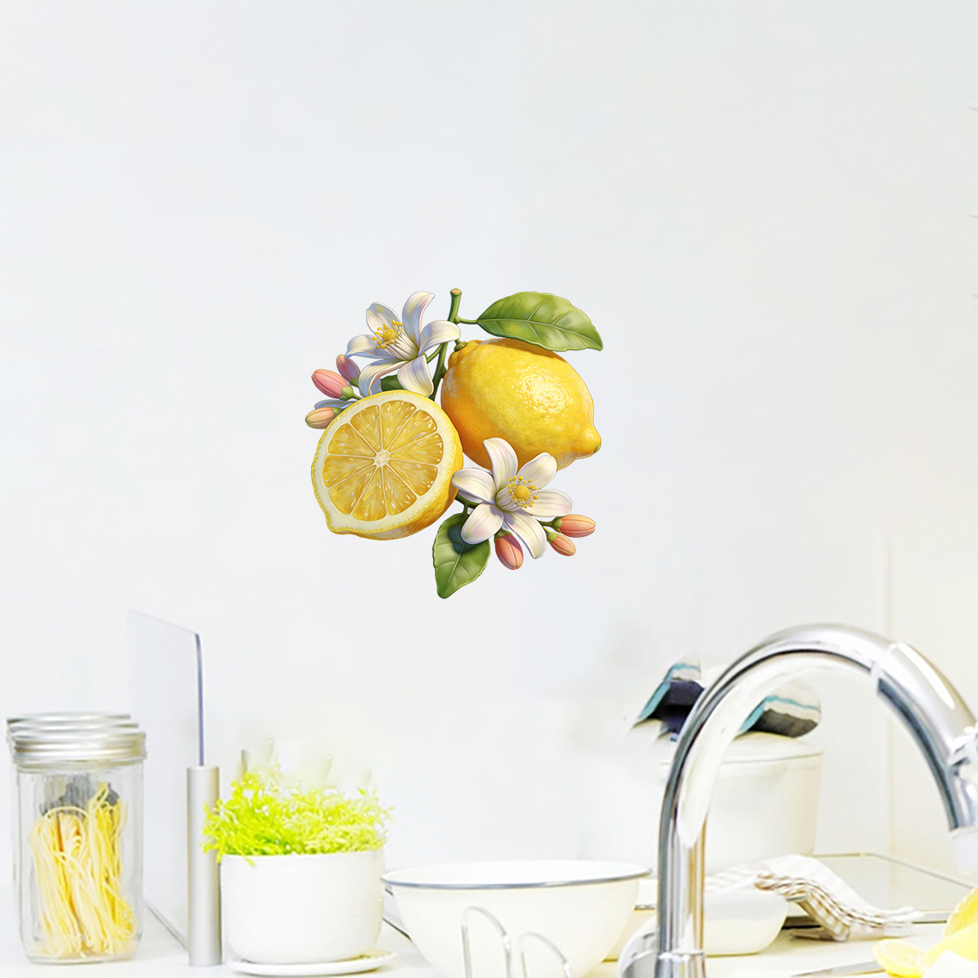 Three Ratels CEE179 明るいレモンのウォー - Flower Wall Panel のレビューと価格