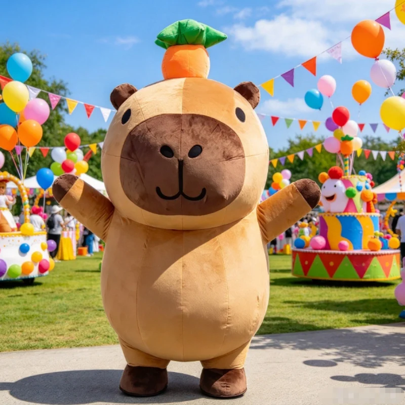 カピバラの着ぐるみコスチューム。クリスマスやカーニバルパーテ - Event & Party Supply のレビューと価格