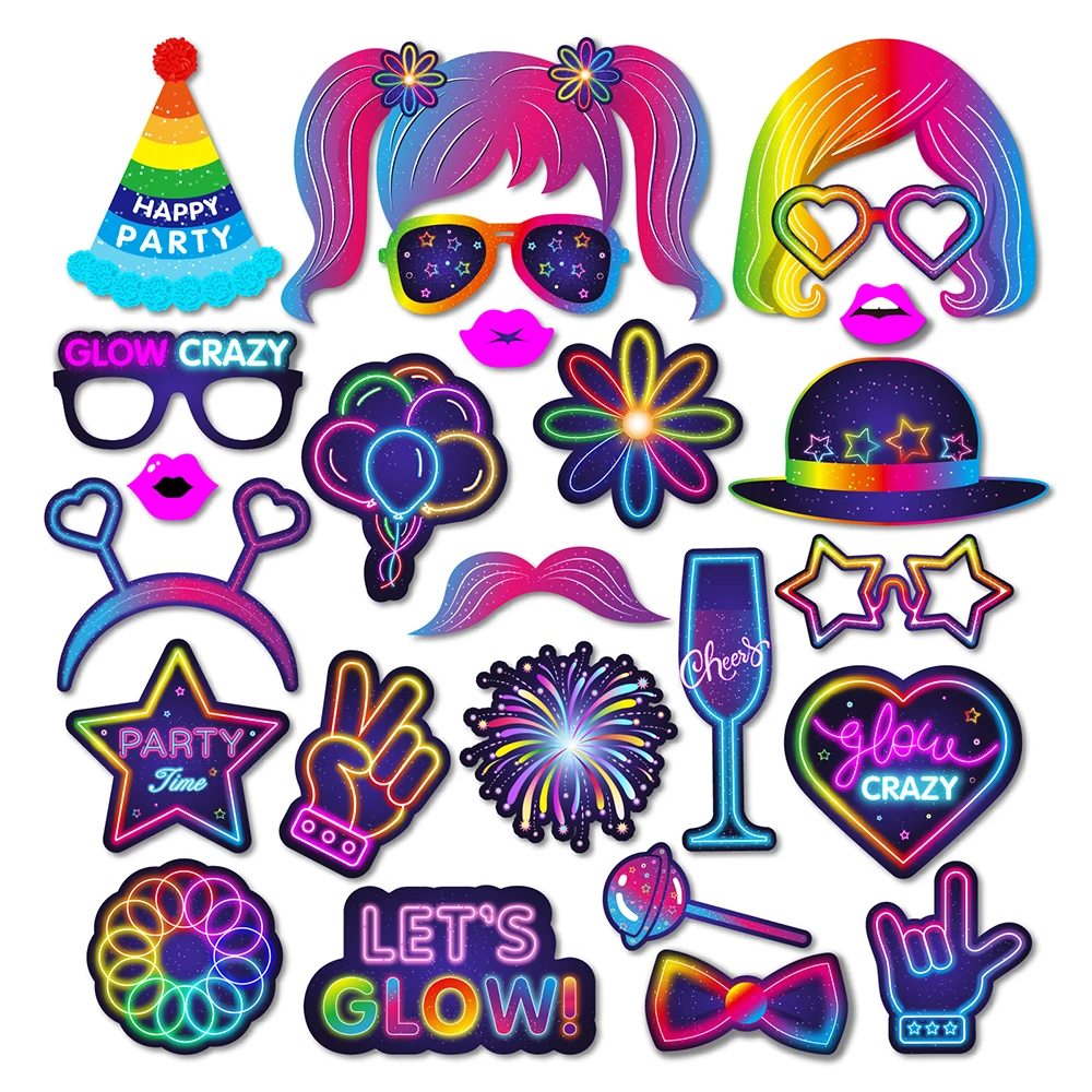 カラフルな使い捨てネオンローテーブルクロス,写真ブースのアク - Let'S Party Event Supply のレビューと価格
