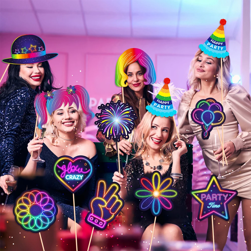 カラフルな使い捨てネオンローテーブルクロス,写真ブースのアク - Let'S Party Event Supply のレビューと価格