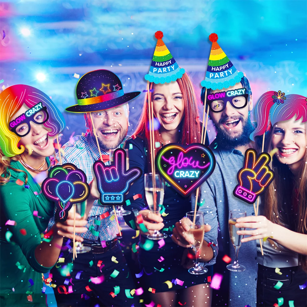 カラフルな使い捨てネオンローテーブルクロス,写真ブースのアク - Let'S Party Event Supply のレビューと価格