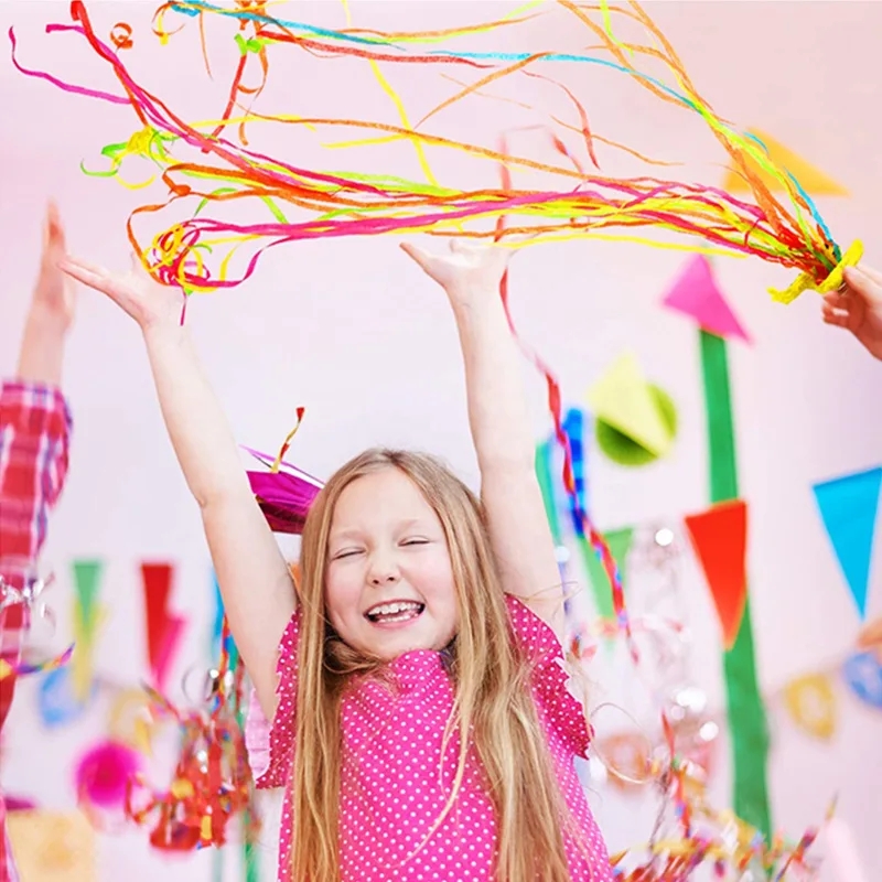ホワイトストリームポッパー、ハンドスロー、紙吹雪、混乱なし、 - Confetti Cannon Tube のレビューと価格