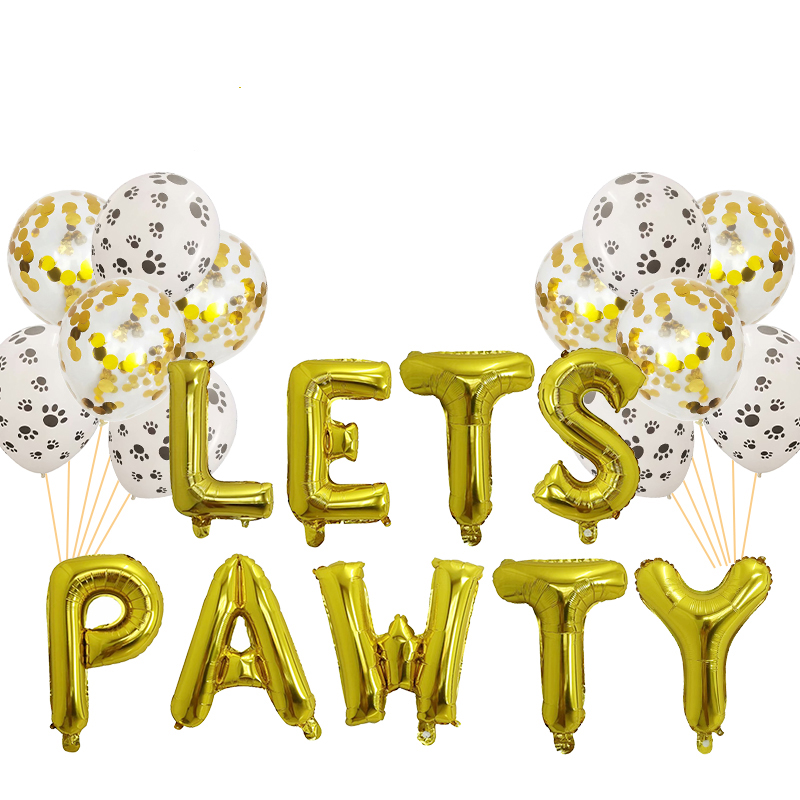 1 セットペット犬の誕生日テーマパーティー LETS PAW - Let'S Party Event Supply のレビューと価格