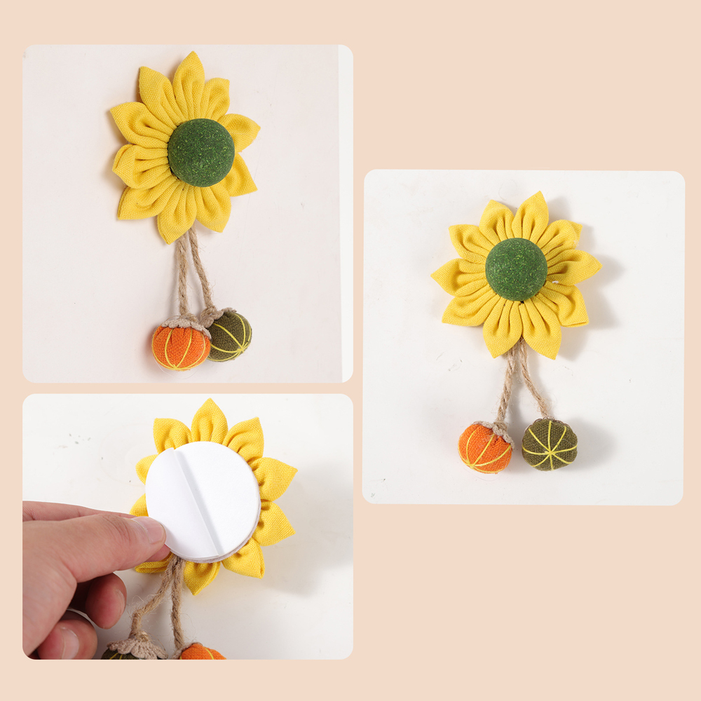 粘着式フラワーキャットニップおもちゃ 壁掛け猫舐めおもちゃ  - Flower Wall Panel のレビューと価格